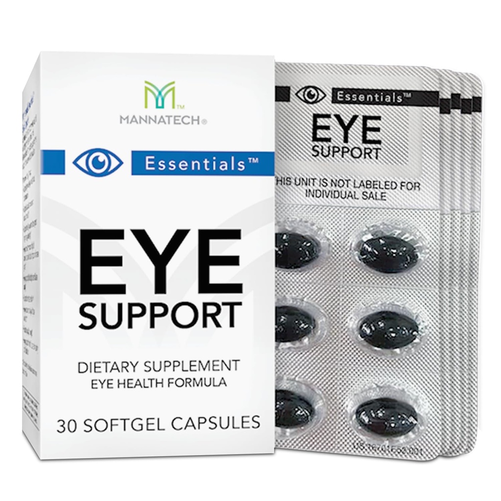 Mannatech 눈 관리 보충교재, 지원 일반적인 눈 건강 시력 배려 보충교재 w/Lutein & Zeaxanthin. 눈 지원 30 Softgels.