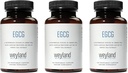 EGCG | 녹차 추출물 | 400 mg - 산화제 보충교재 | Vegan, 글루텐 프리 | 100 채식 캡슐 (포장 3)