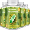 800 MG Liposomal Sulforaphane, 최대 흡수 & 힘, 가득 차있 스펙트럼 브로콜리 추출물, 산화 방지제 & 간결 보충교재, 240 Softgels를 위한 강력한 이중 납품