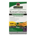 Nature's Answer Korean Ginseng | 지원 초점 및 기억 | Vegan, Gluten-Free, Non-GMO & Kosher 인증 | 50ct