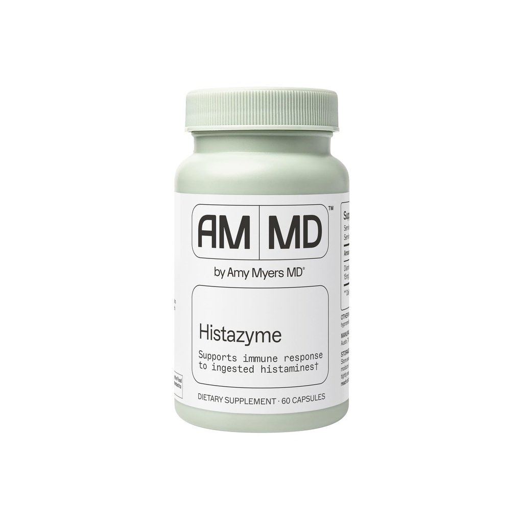 Amy Myers MD Histazyme - Diamine Oxidase Dao Enzyme 보충교재 Histamine 차단제는 건강한 소화, 음식 Derived Histamine Intolerance (HI) - 60의 캡슐 - 병을 지원합니다