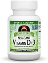 Source Naturals Vegan True, Non-GMO 비타민 D-3, 면역 및 뼈 건강을위한 다이어트 보충 *, 2,000 IU - 60 캡슐