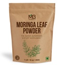 MB Herbals Moringa Leaf Powder 1 lb / 16 oz (454 그램) | 100 % Pure Moringa Powder | 음료 및 스무디에서 쉽게 혼합 | 보존제 없음