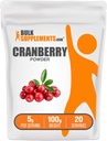 BulkSupplements.com 크랜베리 분말 - 크랜베리는 여성 및 남성, 공기 건조 크랜베리에 대 한 보충 교재 - 무료 & 글루텐, 서빙 당 5g, 100g (3.5 oz) (팩 1)