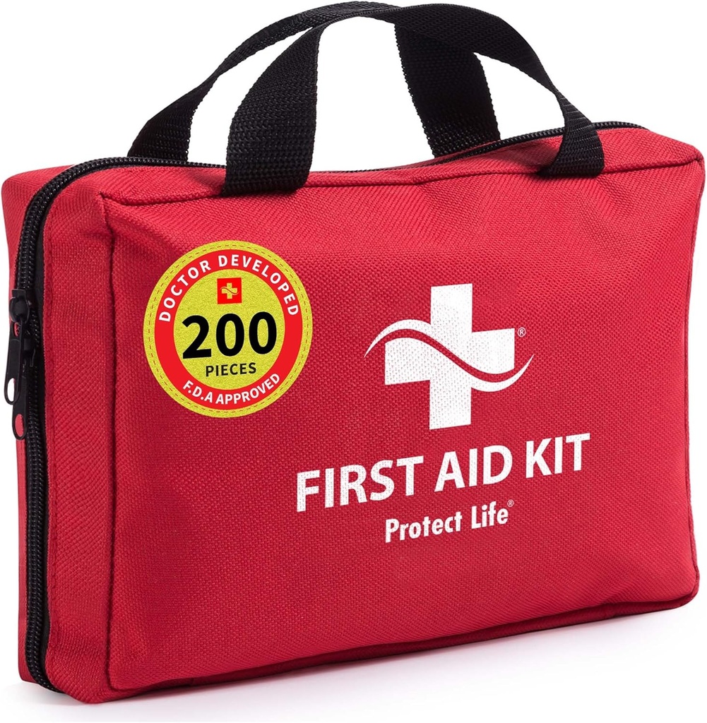Life Business First Aid Kit, Office 설정, 의료 키트 공급, 비즈니스, 학교 및 상업 사용을위한 응급 응급 응급 응급 응급 응급 응급 응급 응급 응급 응급 응급 응급 응급 응급 응급 응급 응급 응급 응급 키트 - 200 조각
