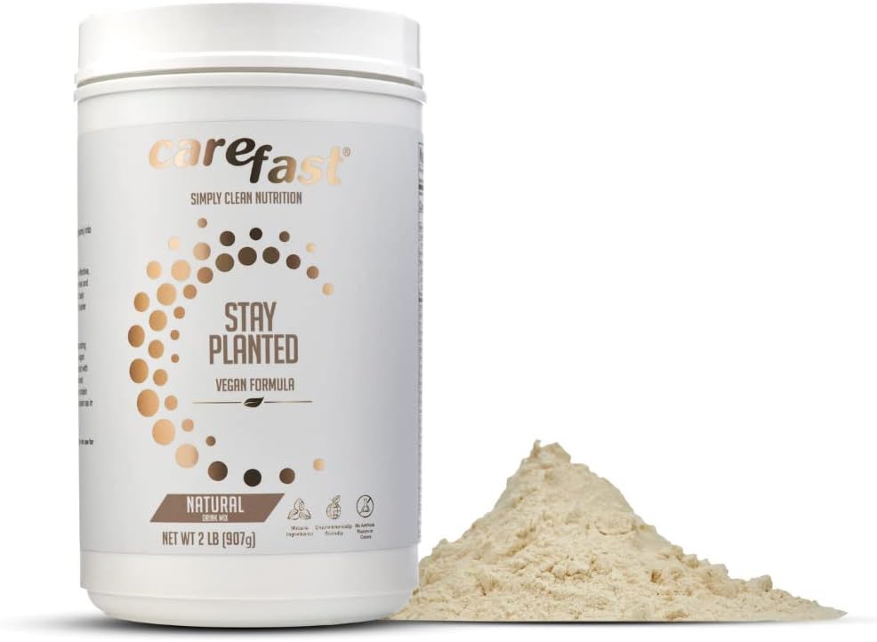 식물 기반 비 GMO Soy 건강한 단백질 분말 음료 혼합 유지 - 자연 맛 - 2lb Tub - 13g 단백질 - 큰 타르트를 만드는 낮은 캐비티 진드기 & 스무디