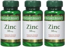 자연의 Bounty 아연 50 mg 캡슐 100개 ea (3의 포장)