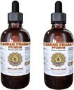 하와이 Pharm Pygeum (Pygeum Africanum) 액체 추출물, Tincture, 미국, 2x2 fl.oz에서 만드는 초본 보충교재