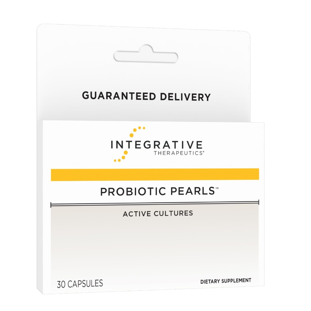 통합 Therapeutics Probiotic Pearls - Gut Health Support*의 일일 소화 보충 - 면역 건강 지원을위한 Probiotic 캡슐 * - Soy-Free - 30 Count (30 서빙)