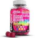 클렌징 Nutraceuticals 오바리안 건강 지원 | Myo-Inositol & D-Chiro Inositol Gummies | Folate Selenium 아연 비타민 C D B1 B3 마카 루트 콜린 Bitartrate Sting Nettle N Acetyl Cysteine Clean