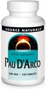 Source Naturals PAU D'Arco 다이어트 보충 - 100 정제