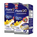 LABO 영양 FloraGG, Lactobacillus Rhamnosus GG 25 억 CFU 활성 Probiotics & Sunfiber Prebiotic 섬유 보충, 건강한 Intestinal, 면역 건강 지연 릴리스 및 글루텐 무료 60sx2 지원