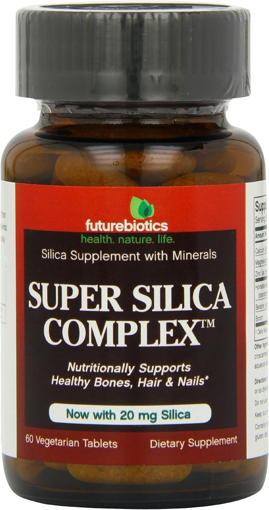 Futurebiotics 슈퍼 실리카 복합 단지, Veg-Tablets, 60-Count (팩 2)