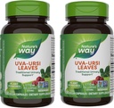 Nature's Way Uva Ursi Leaves, Traditional Urinary Support*, 3-Capsule 서빙 당 1,110 mg, Non-GMO Project Verified, Herbal Dietary Supplement, 100 Vegan 캡슐 (패키지 May Vary) - 2 팩