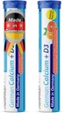 독일 칼슘 + VIT. D - 40 채식 음료 Effervescent Tablets - 오렌지 - Grapefruit 풍미 - 독일에서 만든