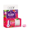 OLLY 여분 힘 수면 빠른 용해 정제, 5mg Melatonin, Vegan, 딸기 - 30ct
