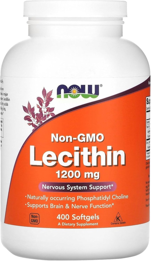 Lecithin 19 곡물 1200 mg - 지금 음식 - 400 - Softgel