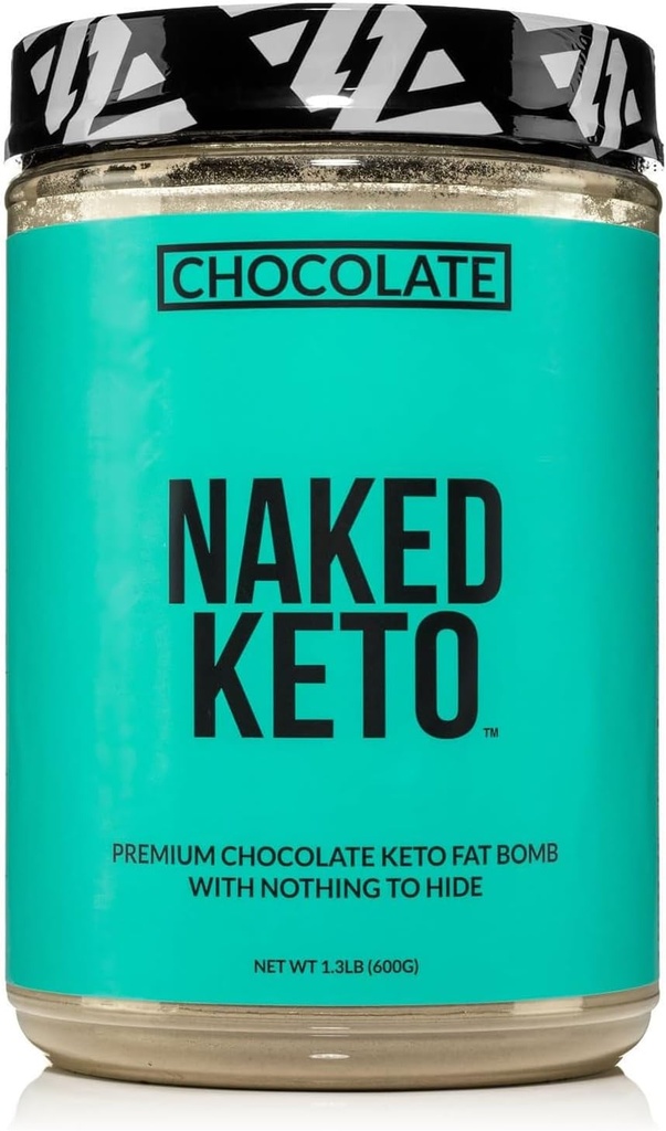 벌거 벗은 초콜렛 Keto - 프리미엄 초콜렛 Keto 지방 폭탄 분말 - 아무것도 인공 - 글루텐 자유로운 Keto 폭탄 초콜렛 Mct 기름 분말 No Gmos - 1.3 Lb
