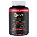 Qunol Ultra CoQ10 100mg Softgels- 3X 더 나은 흡수 Coenzyme Q10 보충 교재 - 관과 심장 건강 & 에너지 생산을 위한 산화 보충교재 - 5 달 공급 - 150 조사