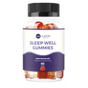 웰니스 Sleep Well Gummies, Melatonin, 자연적인 수면 지원 보충교재, 30 조사를 가진 여분 힘 거짓