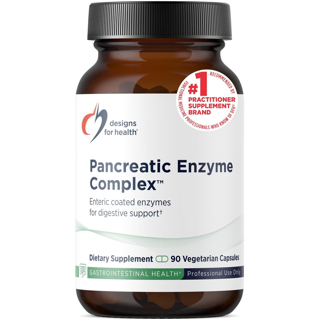 건강 Pancreatic 효소 Complex를 위한 디자인 - 소화 효소 + Bromelain 보충교재 - 지원 소화 + Gut 건강 - Pancreatic 효소, Ox Bile (90 캡슐)를 가진 지연된 방출 캡슐