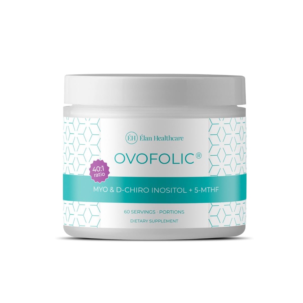 여성용 PCOS 보충교재 - 부스트 불임, 호르몬 균형 및 PCOS 지원 - Myo-Inositol, D-Chiro Inositol, Active Folate - 높은 Potency PCOS는 (60의 서빙, 129g 항아리)
