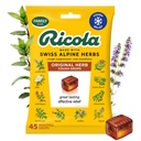 Ricola Original Herb Cough Drops, 45 Count, Cough Suppressant & Throat Relieving Drops with Naturally Sourced Menthol, Coughs & Throat Irritation Symptom의 초본 맛