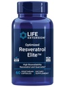 생활 연장 낙관된 Resveratrol 엘리트, Trans-resveratrol, quercetin, 건강한 시효, 심장 건강, 뇌 건강, 산화 응력, 글루텐 자유로운, 비 GMO, 채식주의자, 60의 캡슐