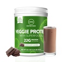 Superfoods의 MRM Nutrition Veggie Protein | 초콜렛 맛 | 22g Complete Protein | 8.8g Essential Amino acid 이상 | 13 superfood | 오메가 3s, 오메가6s | Keto Friendly | 30 서빙