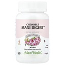 Maxi Health Chewable Digest - Bromelain과 칼슘을 가진 자연적인 소화 효소 - 90 Chewables - Kosher - 남자 & 여자를 위한 건강한 소화 그리고 합동 안락을 지원합니다