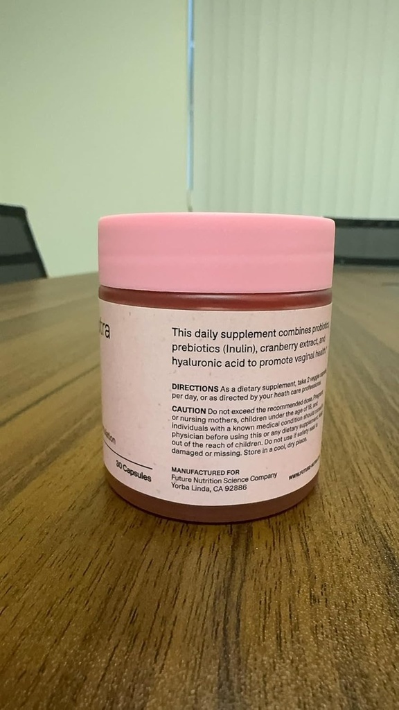 질 웰빙 포뮬레이션 – 15 억 CFU, 질 건강, 효모 균형, pH 지원, Prebiotics, Cranberry 및 Hyaluronic 산과 함께 10 Strains