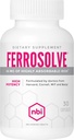 NBI FerroSolve, 최고의 흡수 철 보충 45 mg | 높은 효능 | GI 안전 | 30ct Veggie 캡슐