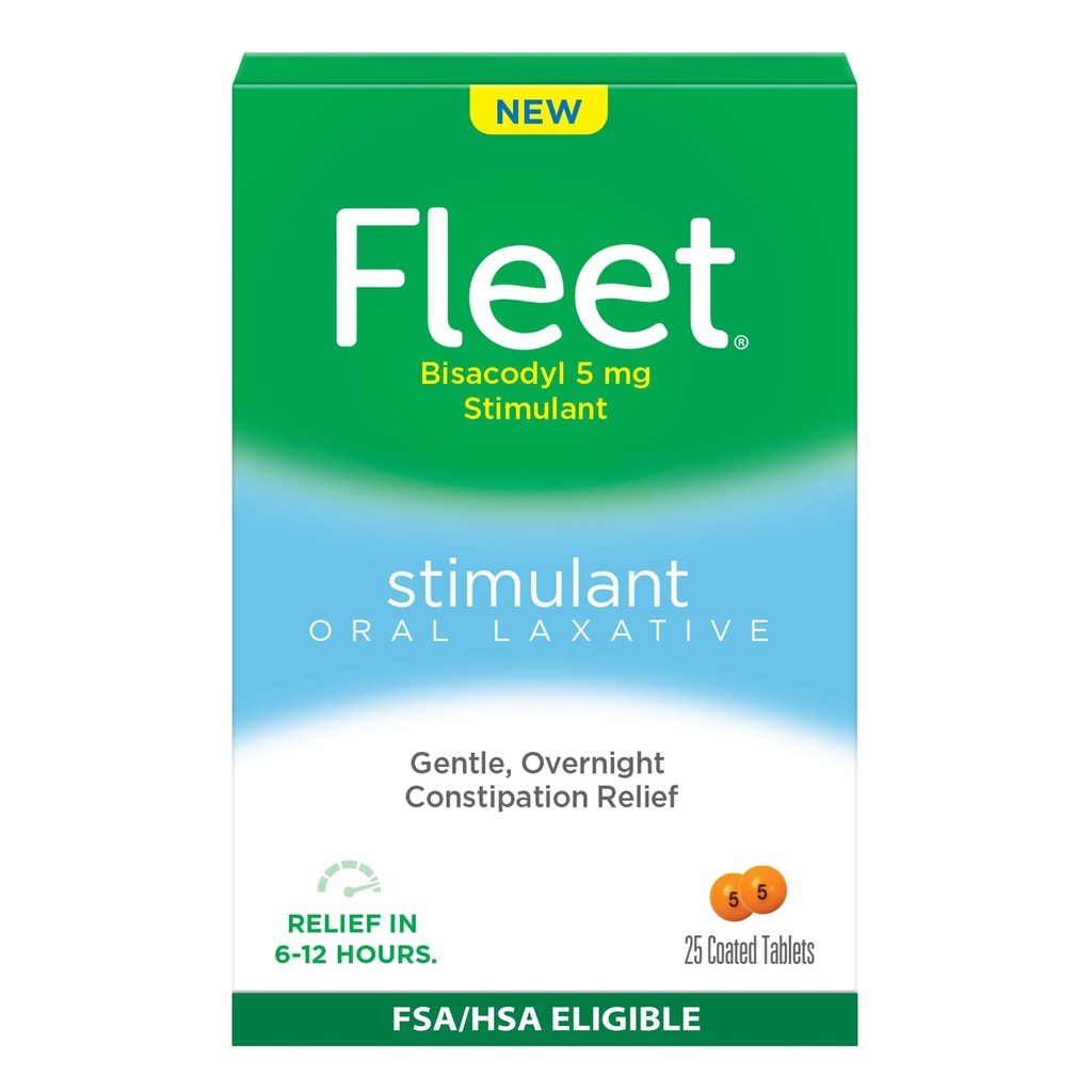 성인, 자극제 Laxative, 25 조사를 위한 Overnight 변비 구호를 위한 Fleet 구두 Laxative 정제