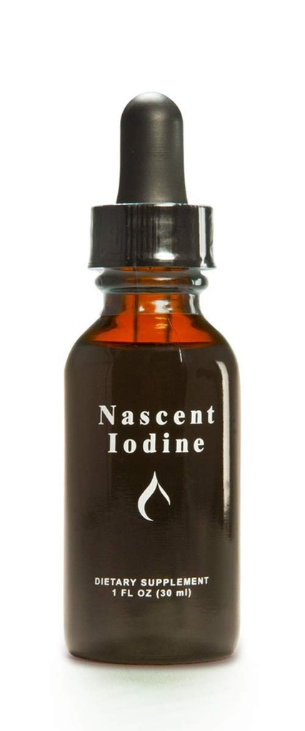 Enviromedica Nascent Iodine 액체 Tincture Drops for Support and Detoxification of the Thyroid (1ounce)