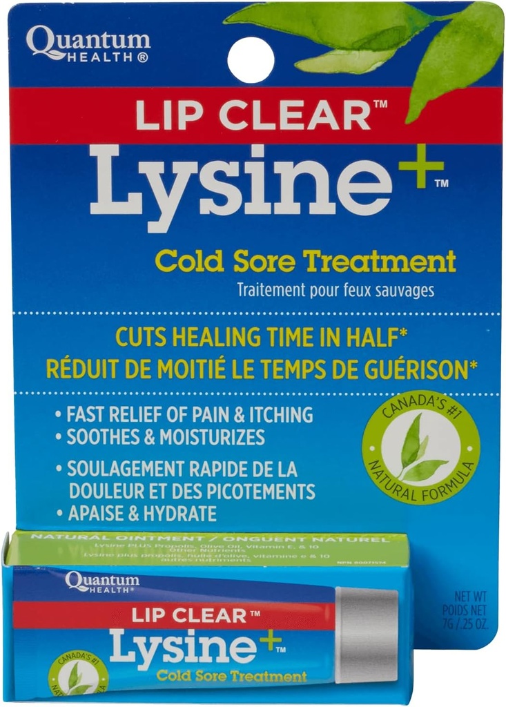 입술 Clear Lysine+ 냉수 처리 0.25 oz (포장 3)