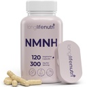LongLifeNutri NMNH 300mg (Dihydronicotinamide Mononucleotide) - 120 Vegan 캡슐, 2-Month 공급, NMN 대안, NAD 보충 에너지 및 장수, 실험실 테스트, 미국에서 만든