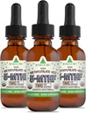 RawGuru Methylfolate 1mg+ Vitamin B12 - Trace Minerals - 나노 가공 및 향상된 액체 포뮬러 - 30 ml 당 Vegan Drops의 300 서빙, 3 팩