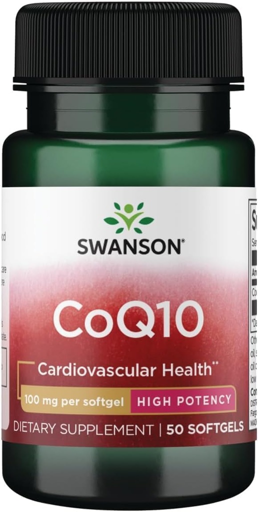 Swanson Coq10 100 100 밀리그램 50 겔