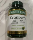 Nature's Bounty Cranberry Plus 비타민 C, 4200 mg, Softgels 250 ea (팩 2)