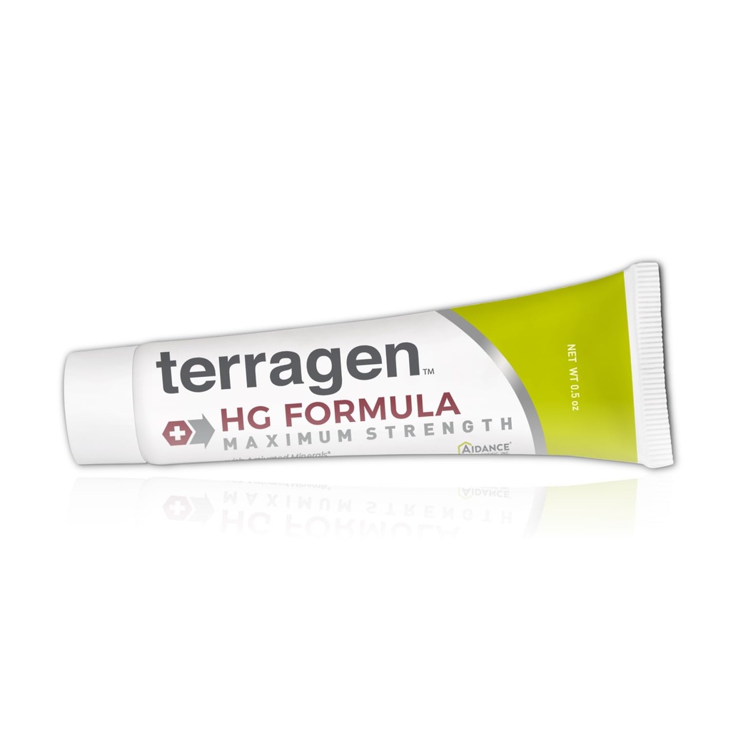 Terragen HG Formula MAX Genital Sores Cream by terrasil, 남성과 여성을위한 효과적인 깨지기 지원을위한 빠른 Soothing 자연 치료 (14g)