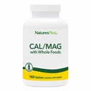 NaturesPlus 생명의 소스 Cal/Mag 미네랄 보충 500 mg 칼슘, 250 mg 마그네슘, 180 채식 정제 - 전체 식품 보충, Bone 건강 촉진 - 글루텐 - 무료 90 서빙