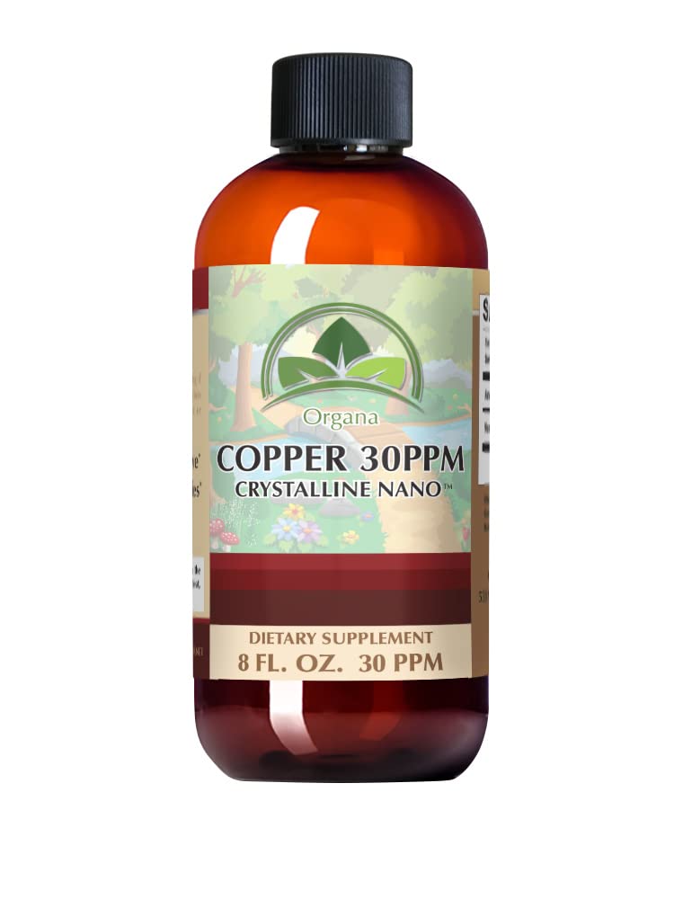 Organa 순수한 크리스탈 액체 구리 보충교재 - 30 PPM - 높은 흡수 구리