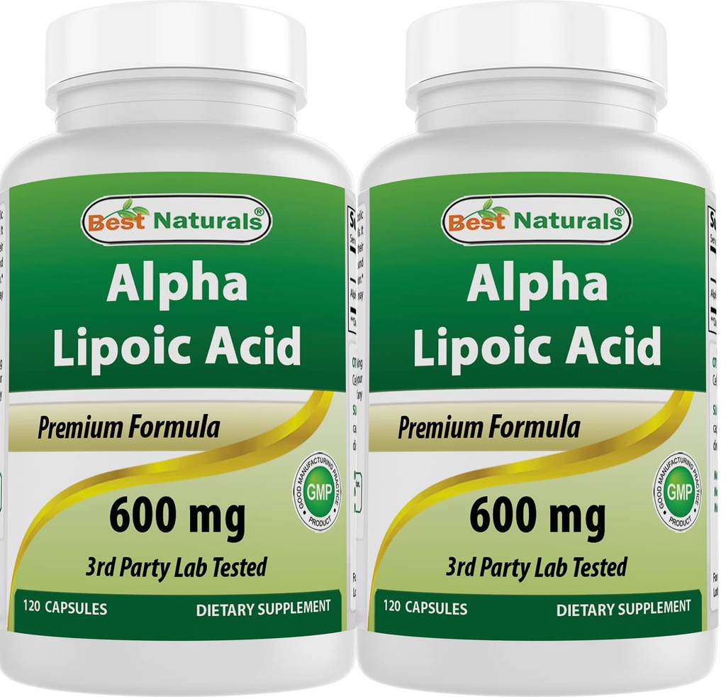 제일 자연적인 -- 알파 Lipoic 산 (ALA) - 600 mg (120 조사 2)의 포장)