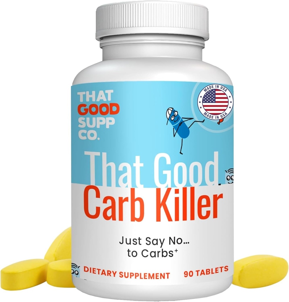그 좋은 Supp Co 그 좋은 Carb Killer - 무게 유지 보수 목표에 대 한 Carb Blocker 알약 - 식욕 차단제, 설탕 및 Carb Craving - 안전 & Keto 친절한 공식 - 미국에서 만든