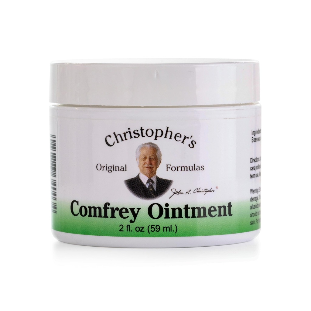 Christopher의 Original Formulas Comfrey Ointment, 2 Ounce - 자연 Beeswax 및 올리브 오일베이스의 유기 Comfrey 리프와 허브 연고
