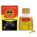 Seacod Cod liver 기름 캡슐, Omega-3 지방산, 비타민 A, 비타민 D 100 캡슐