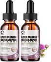 4 Fl Oz - Liver Cleanse Detox & Repair Liquid Drops - 1000mg Milk Thistle Extract Drops Liver Cleanse & Detox, Antioxidant, 소화 지원을위한 보충