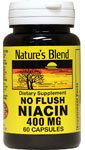 자연의 혼합 Niacin 없음 홍조 400 mg 60 캡슐