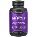 자연적인 Silymarin 우유 이틀 1300mg는 B Complex & 아미노산으로 강화했습니다 | 13-in-1 Liver Cleanse, Detox & Repair | 120 Liver Essential Softgels