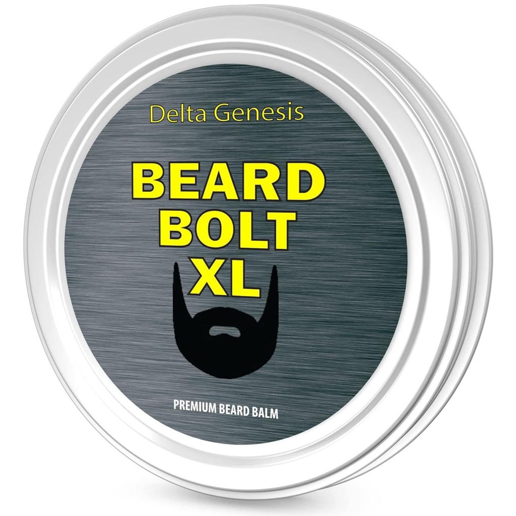 Beard Bolt XL | 남성용 스타일링 및 컨디셔닝 헤어 제품| Mustache and Beard Balm | Jojoba 및 Argan Oil과 함께 린스 인 컨디셔너 | 최대 볼륨의 성장 자극